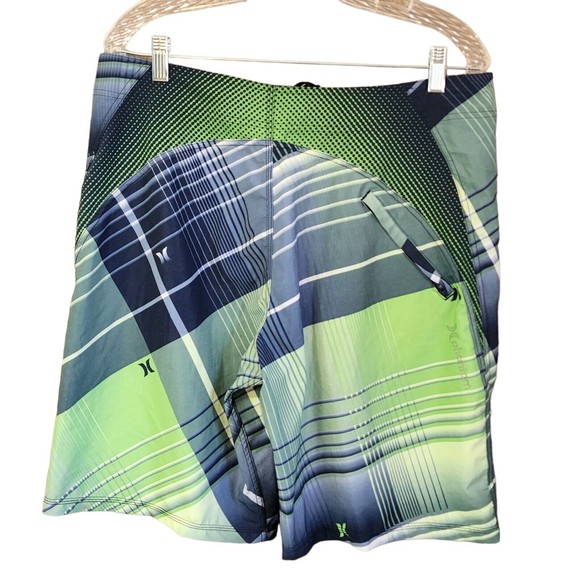 Hurley Size 34 Phantom Board Shorts Multicolored Drawstring Men's Swimming - Picture 3 of 6